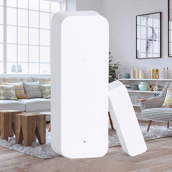 Smart Window Door Magnet Sensor Security Alarm System Magnetic Switch for Home Burglar WiFi App Notification Alerts Battery